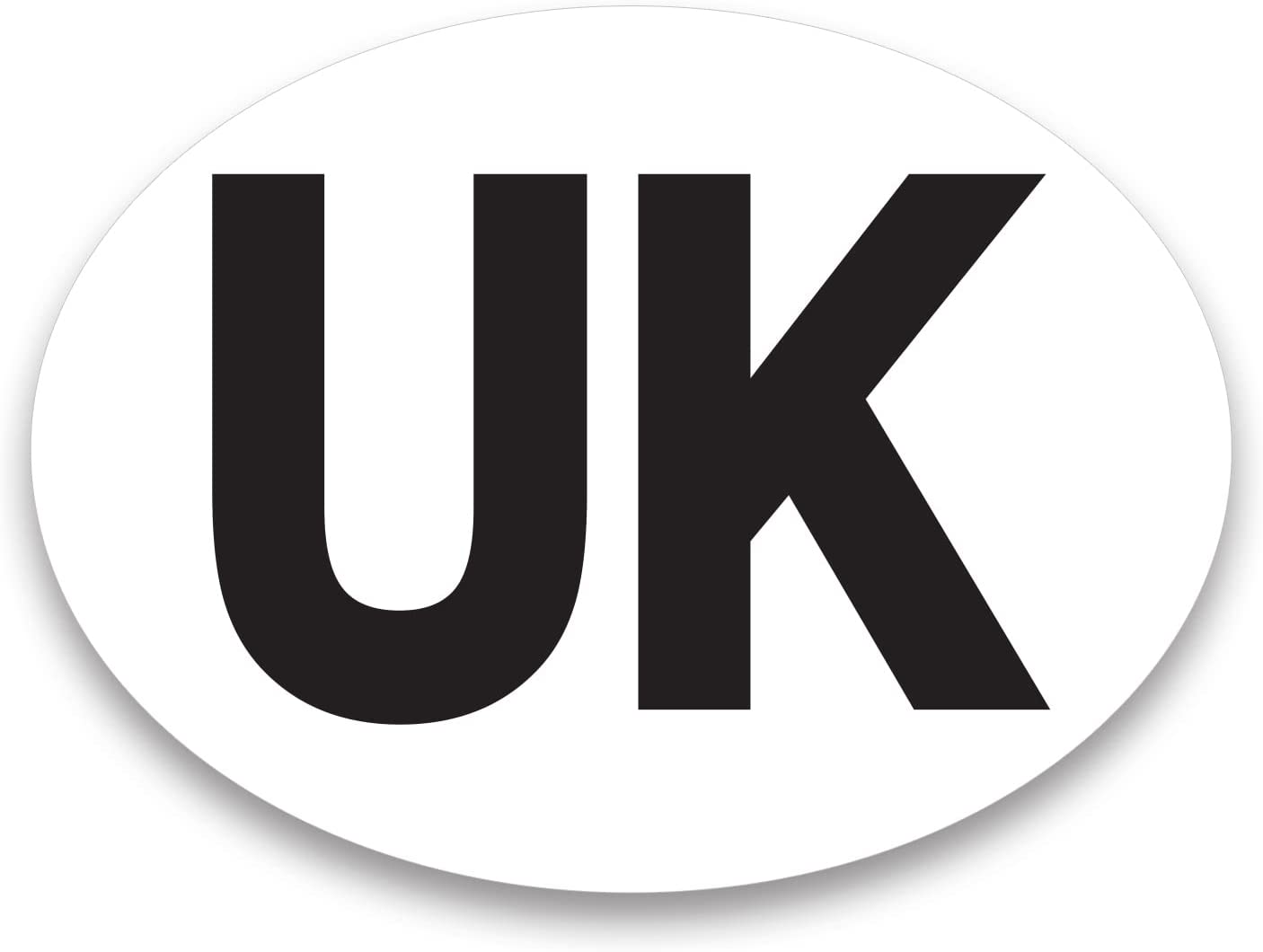 UK Oval Sticker for Cars, Vans, Trucks - Self-adhesive UK sticker - Amazon UK
