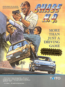 Chase H.Q. US Arcade flyer