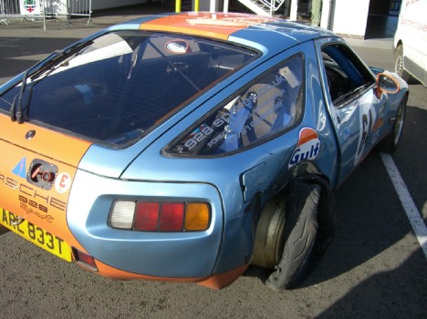 Paul Anderson Porsche 928 Race car at Silverstone October 2006