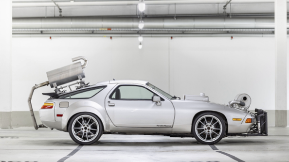 Porsche 928 noise test vehicle, Back to the Future, 2024, Porsche AG