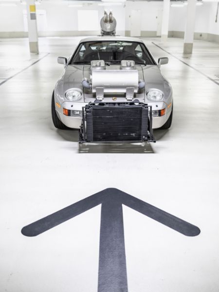 Porsche 928 noise test vehicle Front, 2024, Porsche AG
